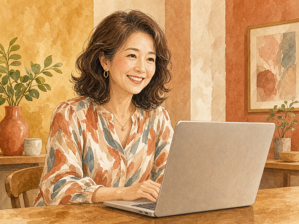 週一のオンライン伴走でClaude Codeを進めているイラスト